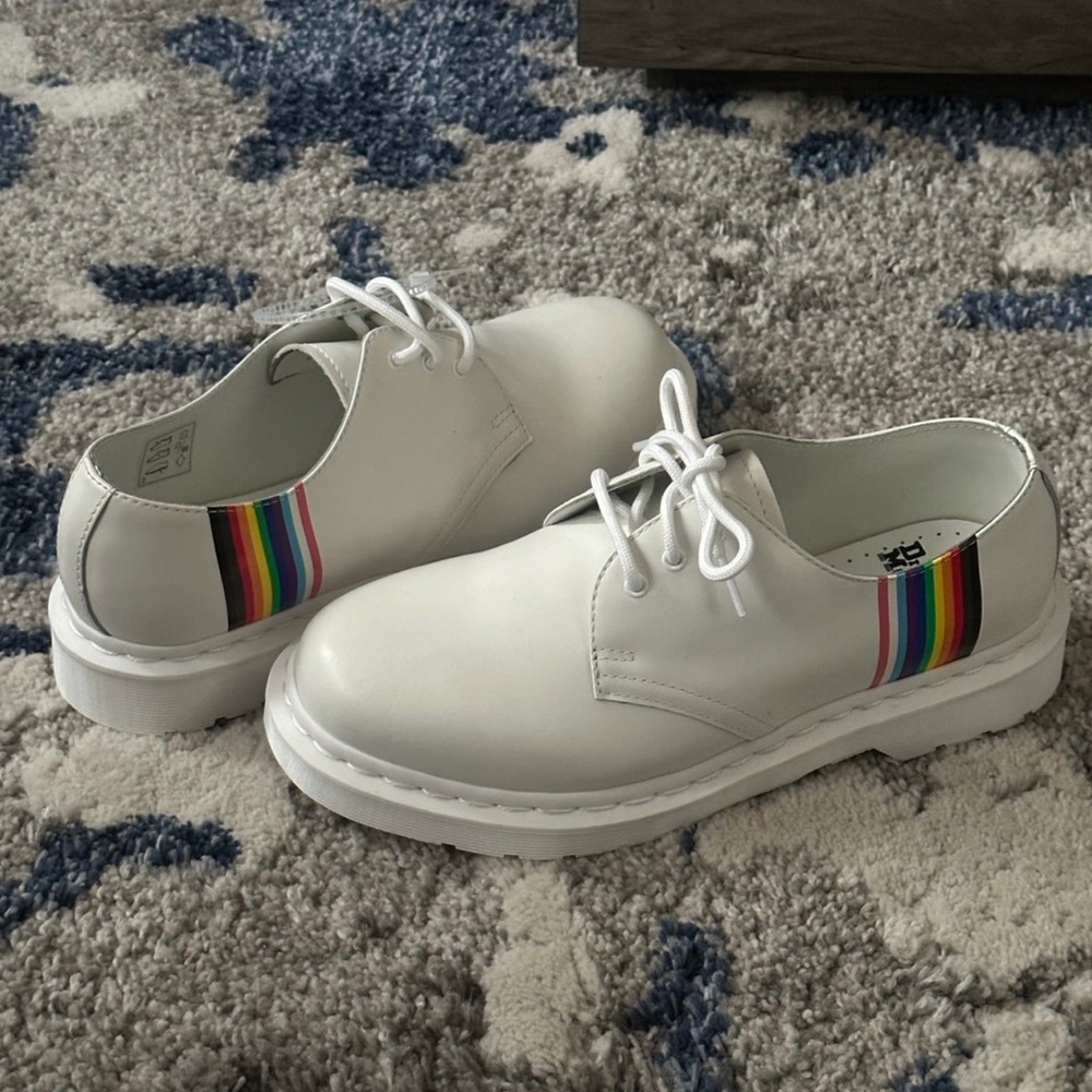 White Dr Martens 1461 Men Size 7 Women 9